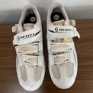 Scott Road Shoes Pro Lady White Gloss Cycling Shoes (Size 39)